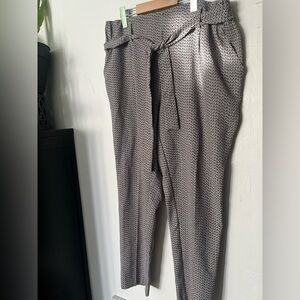 Elegant Patterned Women's Trousers